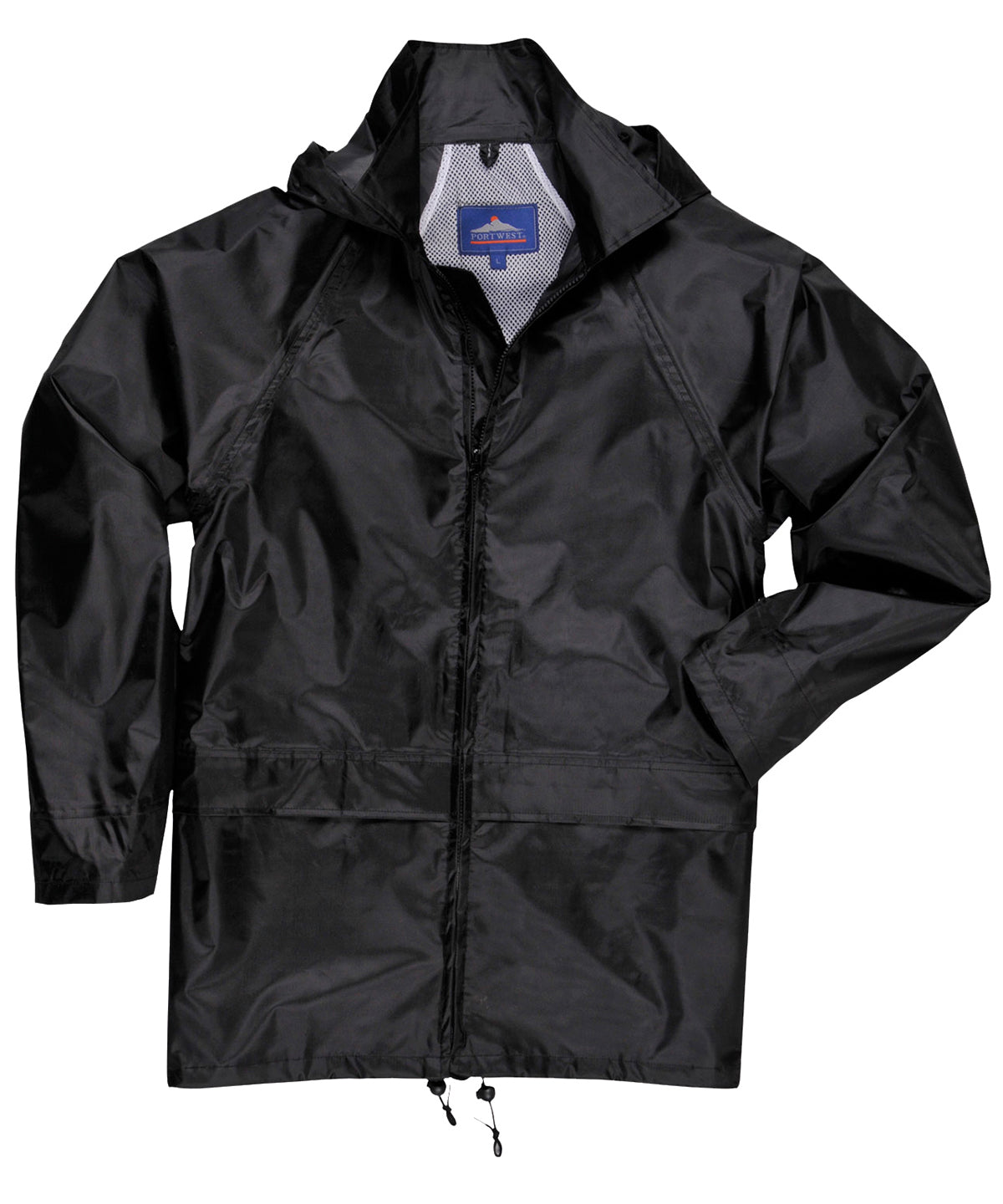 Black - Classic rain jacket (S440) - GarmentEmbroidery