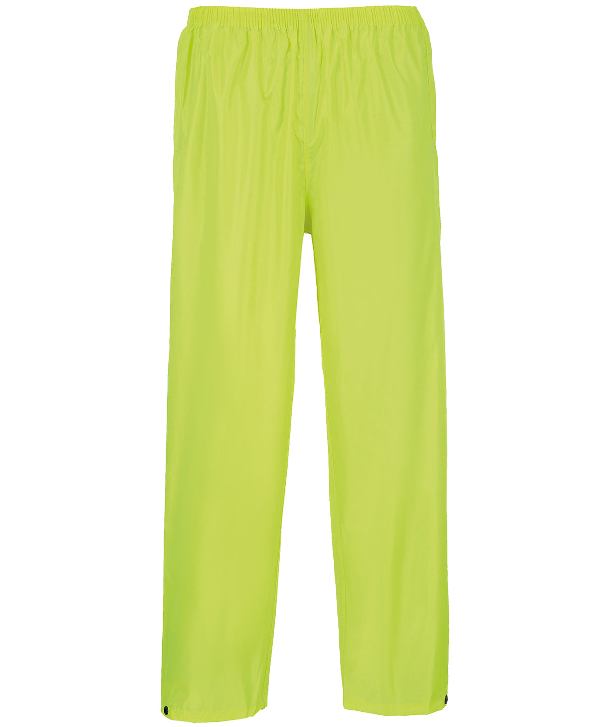 Yellow - Classic rain trousers (S441) - GarmentEmbroidery