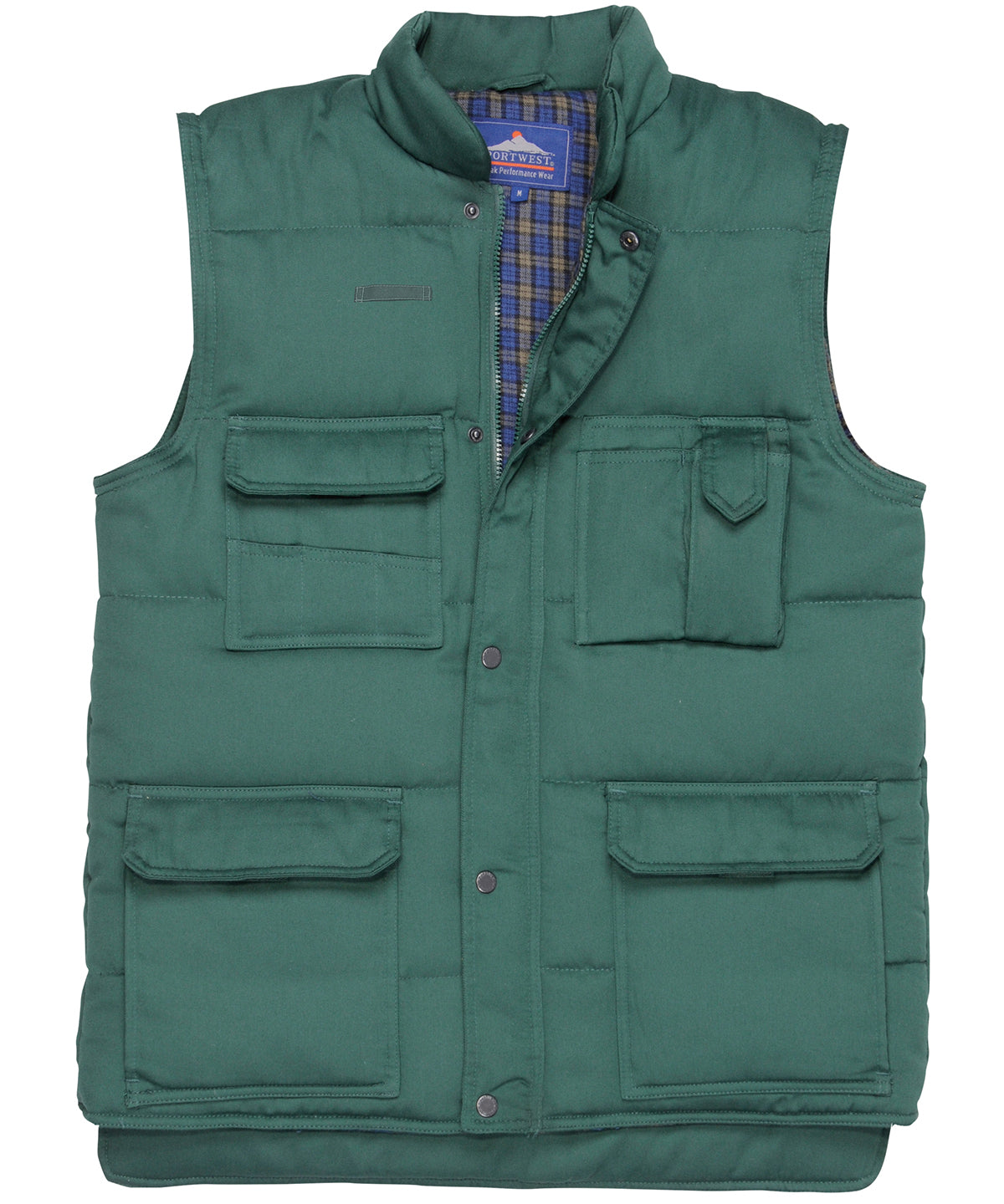 Bottle Green - Shetland bodywarmer (S414) - GarmentEmbroidery