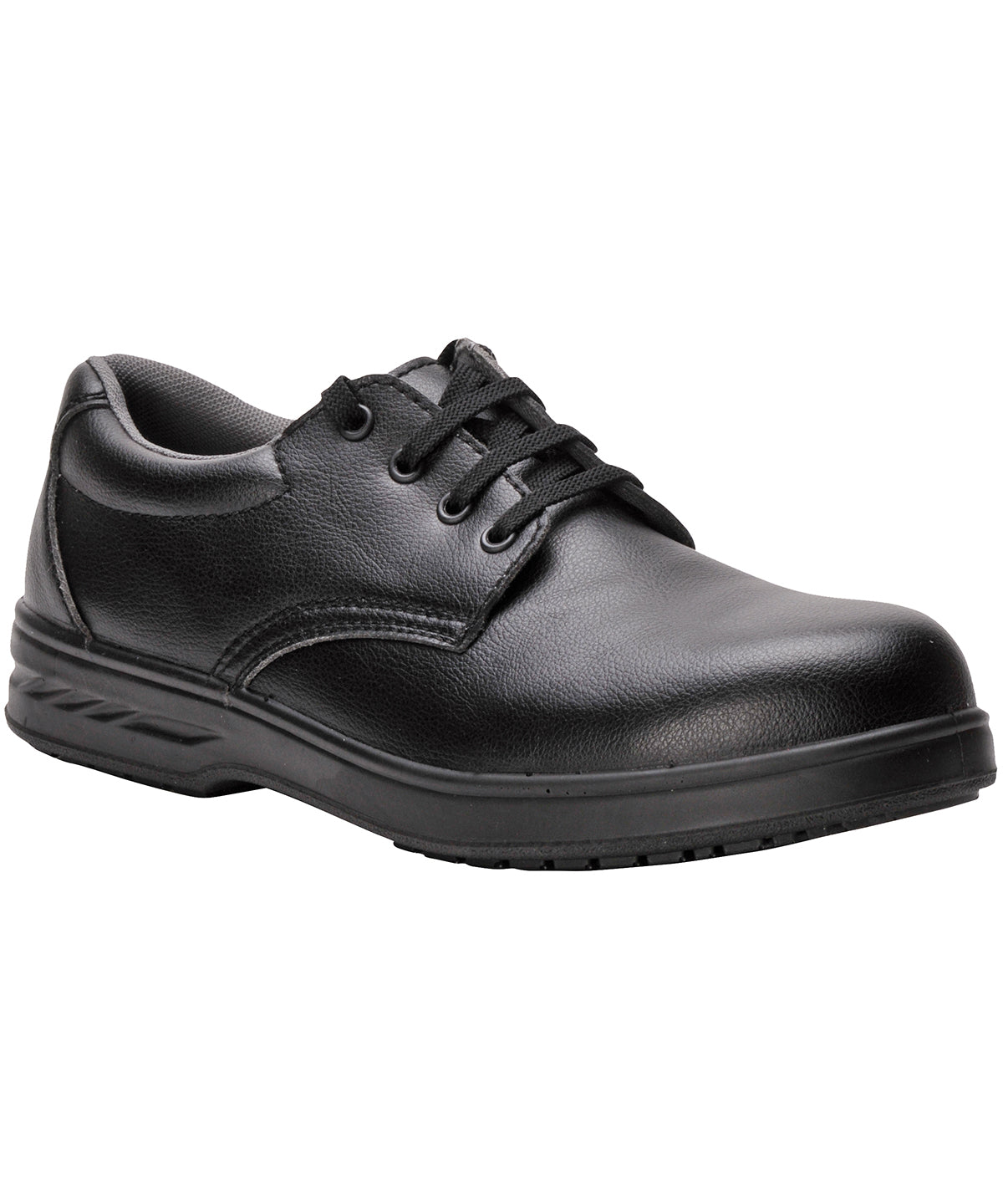 Black - Steelite™ laced safety shoe S2 (FW80) - GarmentEmbroidery