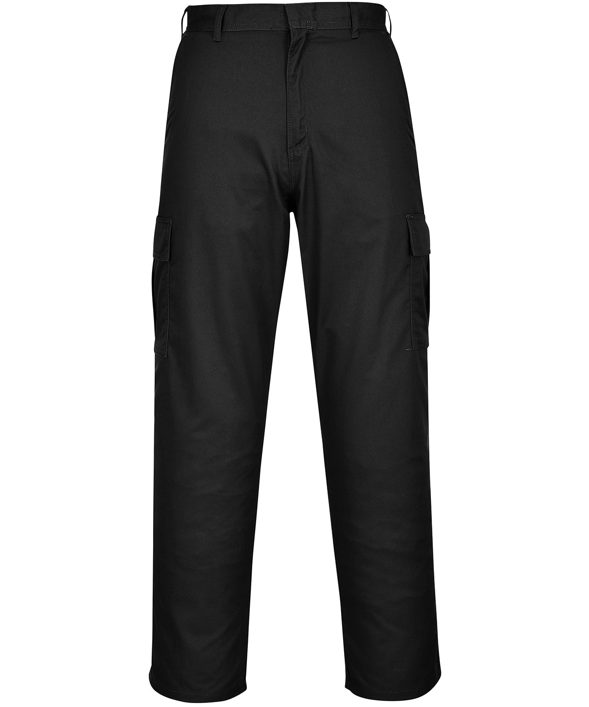 Black - Combat trousers (C701) - GarmentEmbroidery