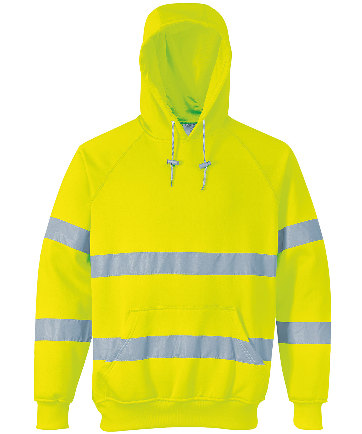 Yellow - Hi-vis hooded sweatshirt (B304) - GarmentEmbroidery