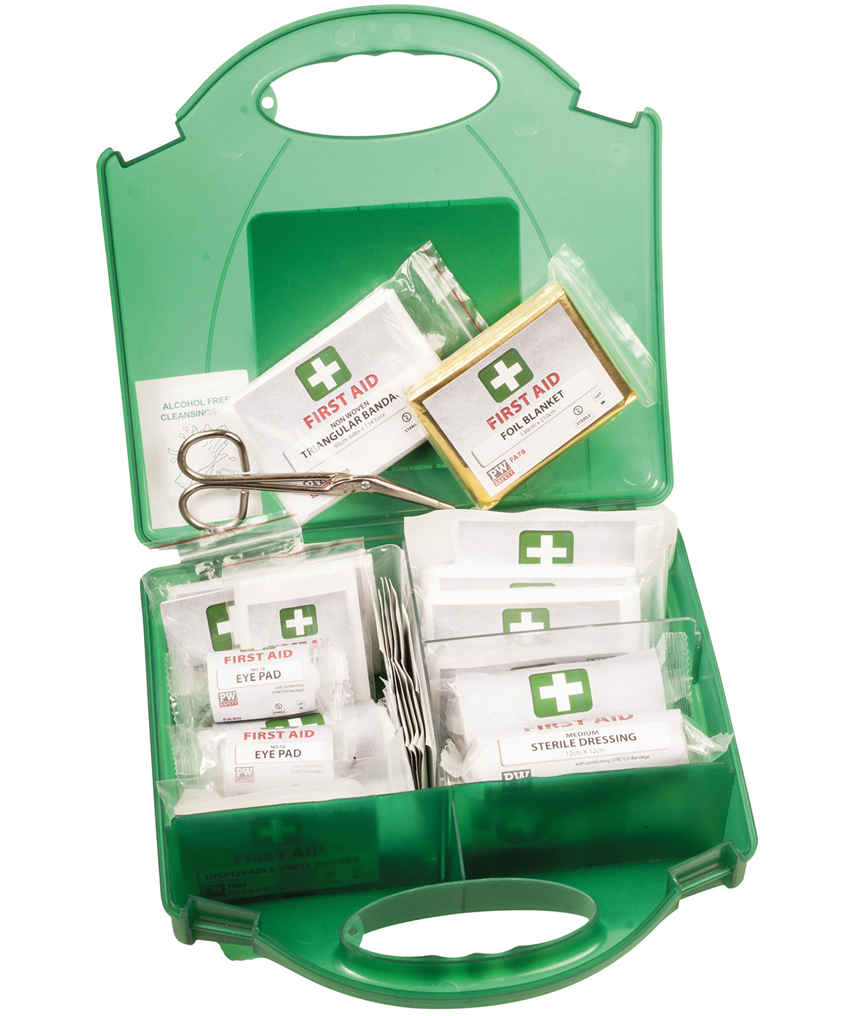 Green - Workplace first aid kit (FA10) - GarmentEmbroidery