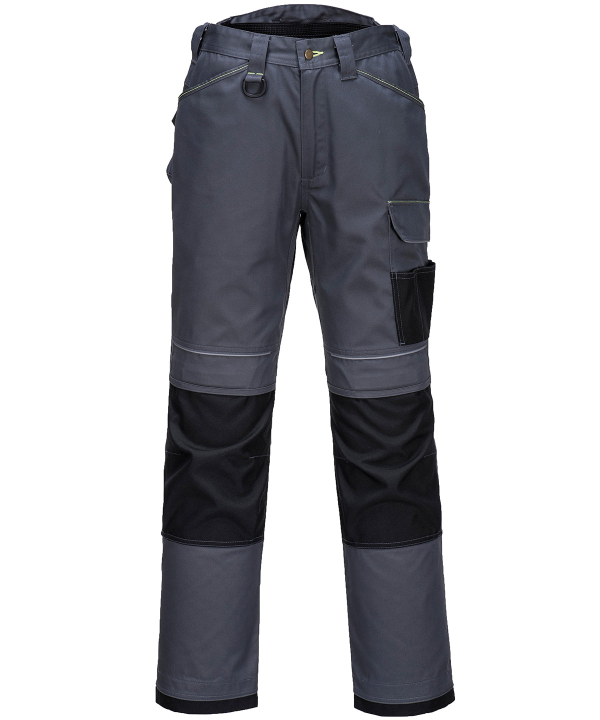 Zoom Grey/Black - PW3 work trousers (T601) regular fit - GarmentEmbroidery