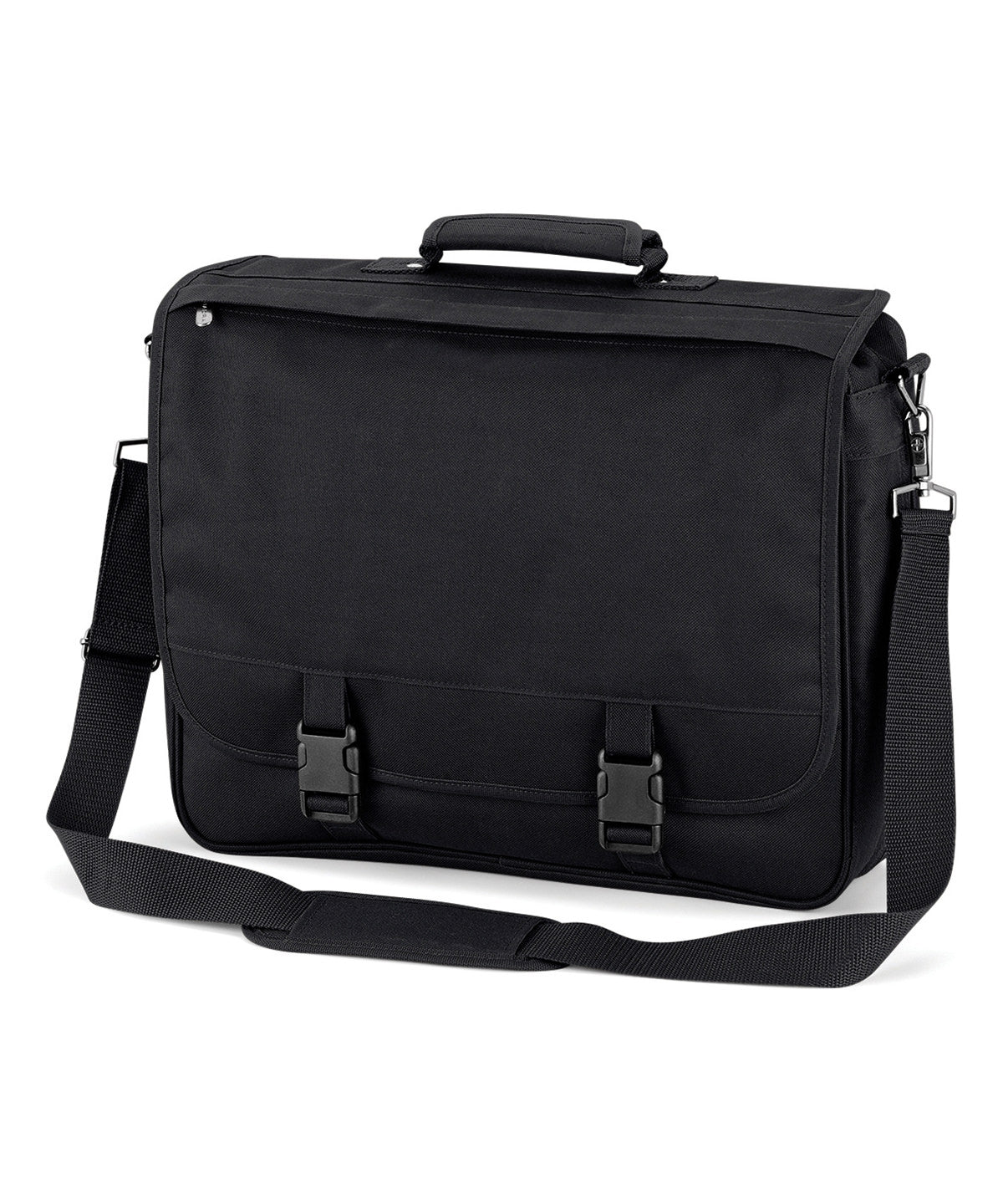 Black - Portfolio briefcase - GarmentEmbroidery