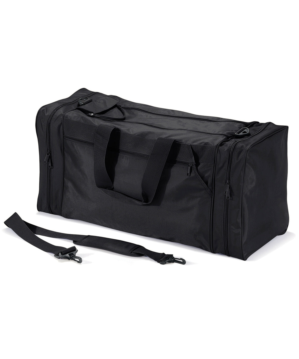 Black - Jumbo sports holdall - GarmentEmbroidery