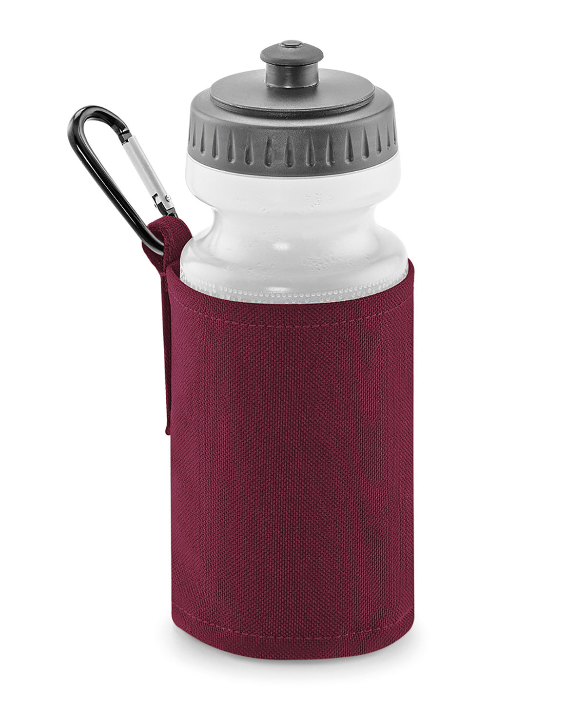 Burgundy - Water bottle and holder - GarmentEmbroidery