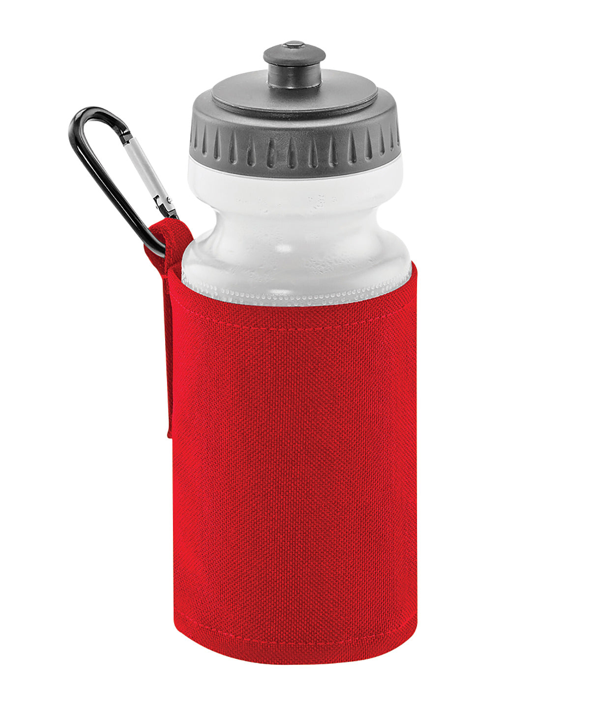 Classic Red - Water bottle and holder - GarmentEmbroidery