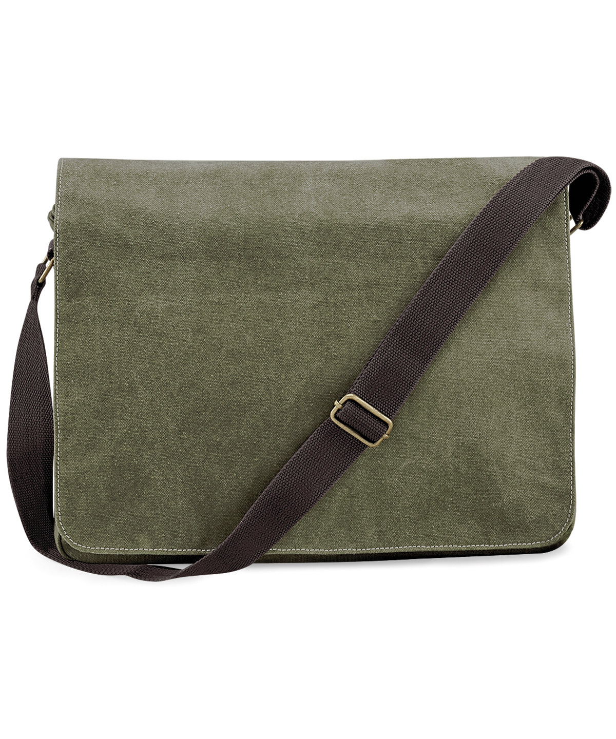 Vintage Military Green - Vintage canvas despatch bag - GarmentEmbroidery