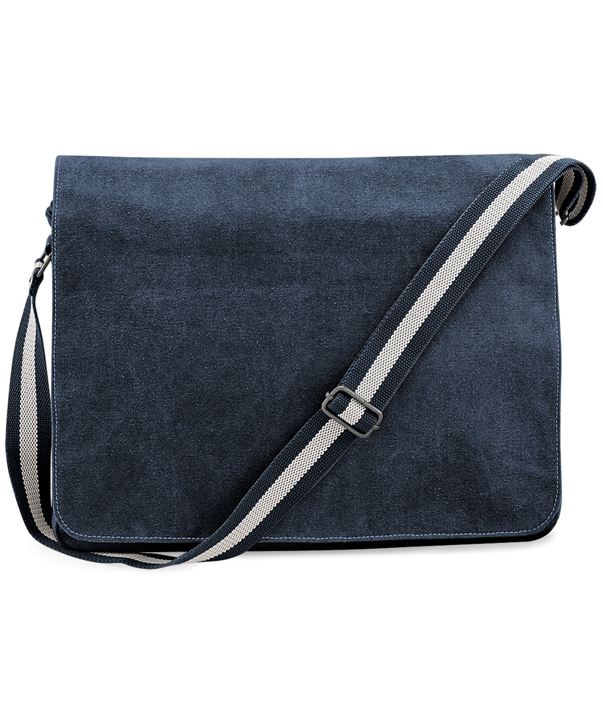 Vintage Oxford Navy - Vintage canvas despatch bag - GarmentEmbroidery