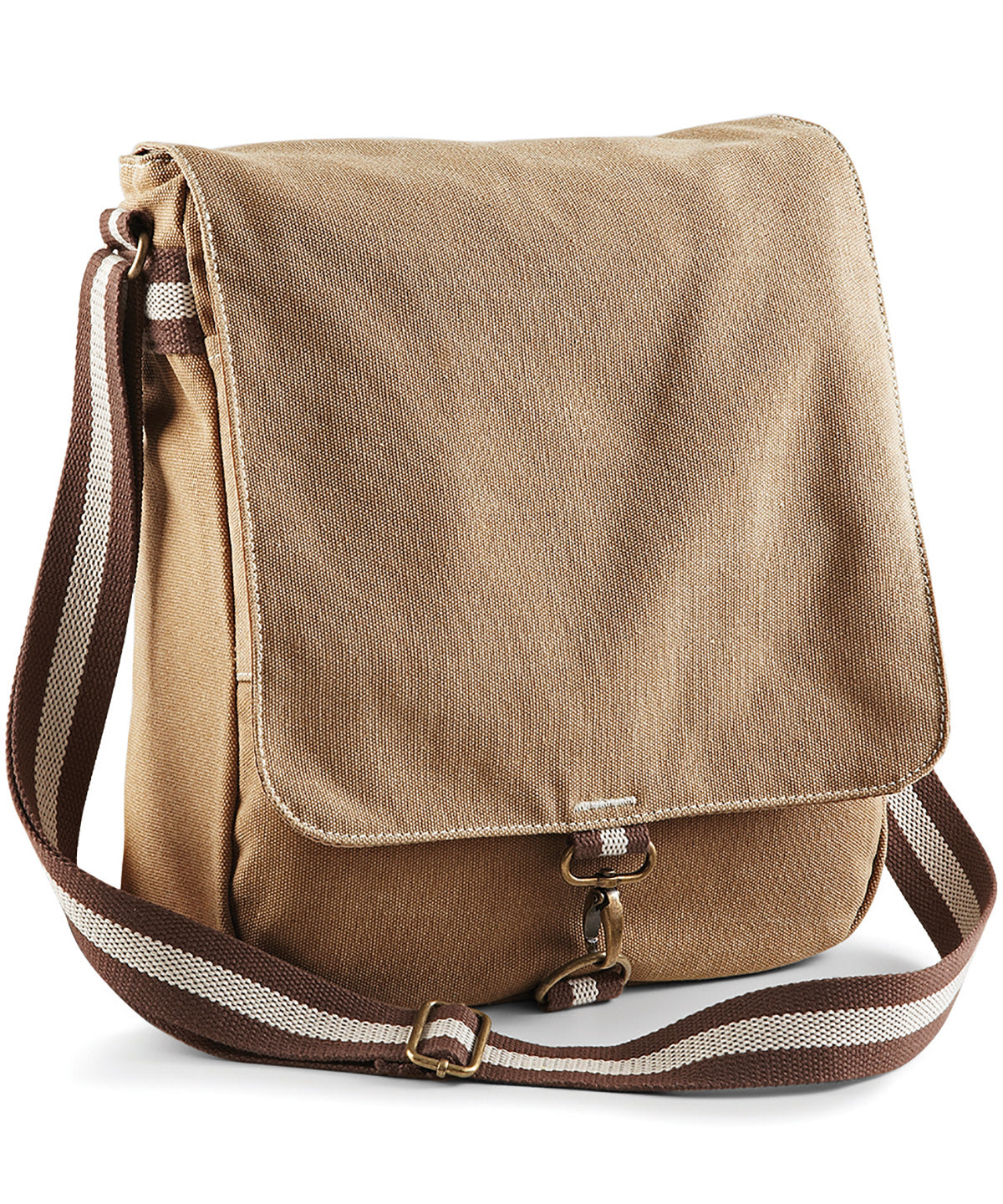 Sahara - Vintage canvas messenger - GarmentEmbroidery