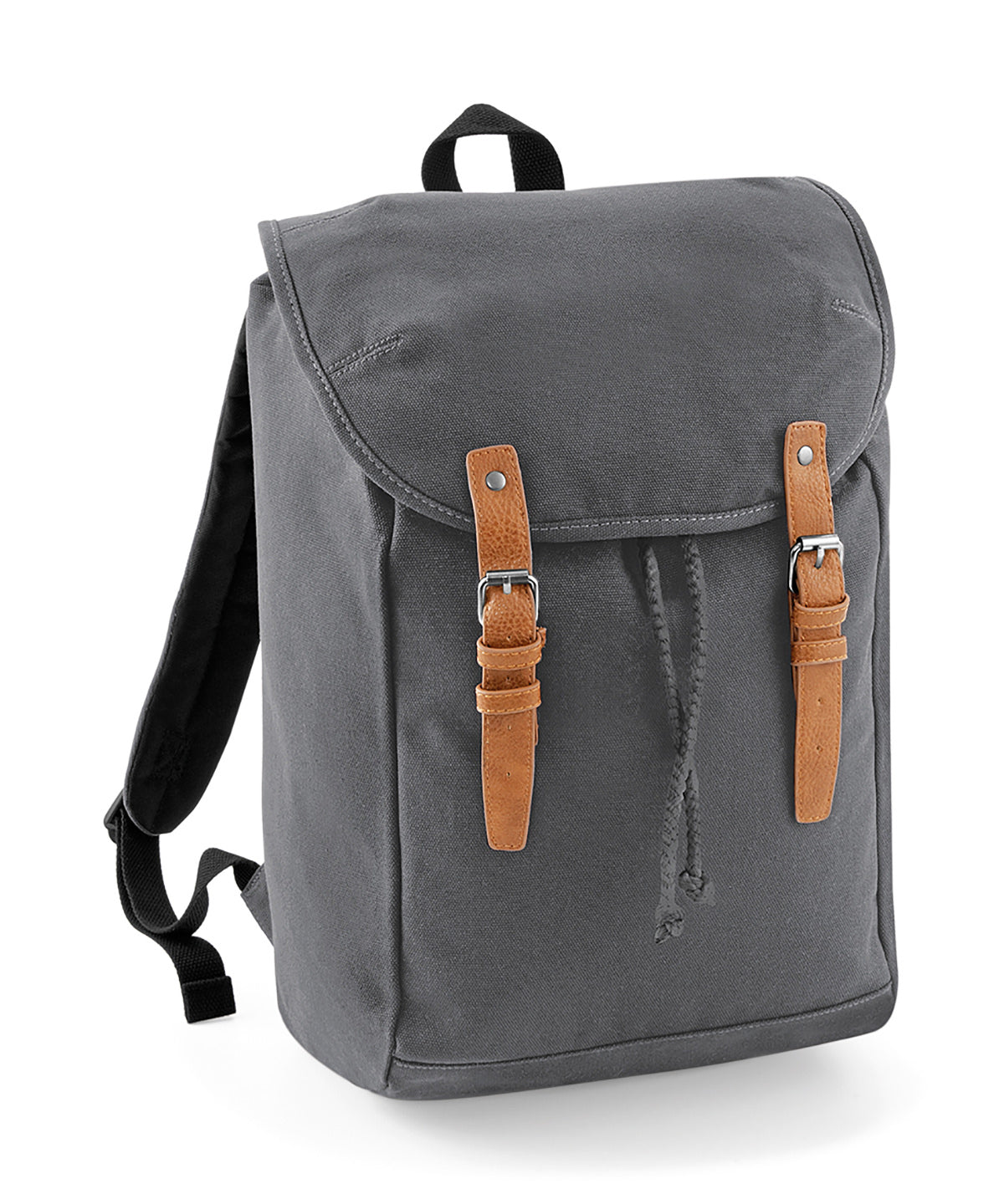 Graphite Grey - Vintage rucksack - GarmentEmbroidery