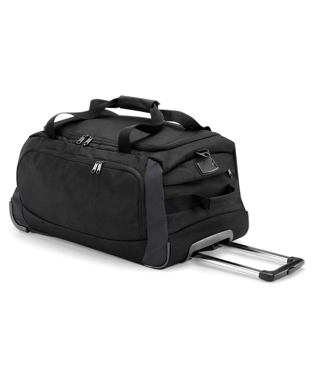 Black/Dark Graphite - Tungsten™ wheelie travel bag - GarmentEmbroidery