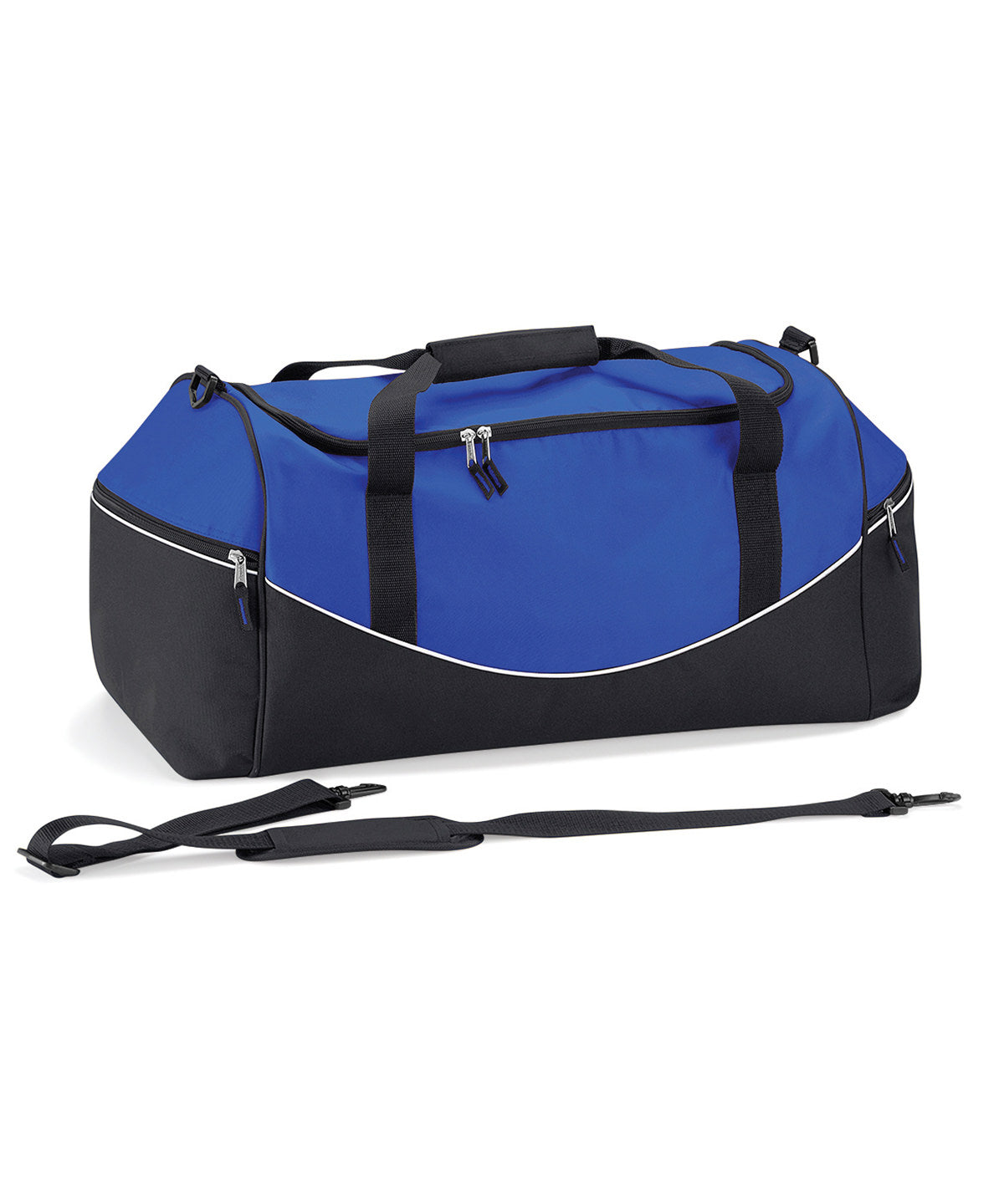 Bright Royal/Black/White - Teamwear holdall - GarmentEmbroidery