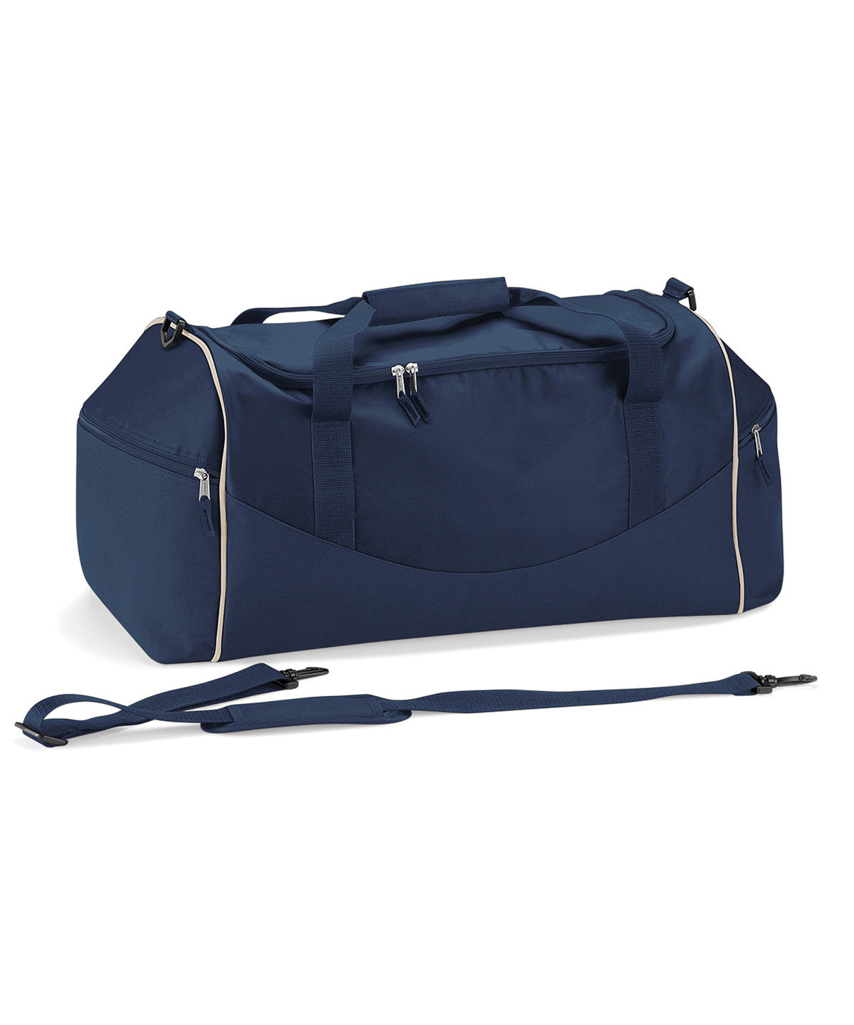 French Navy/Putty - Teamwear holdall - GarmentEmbroidery