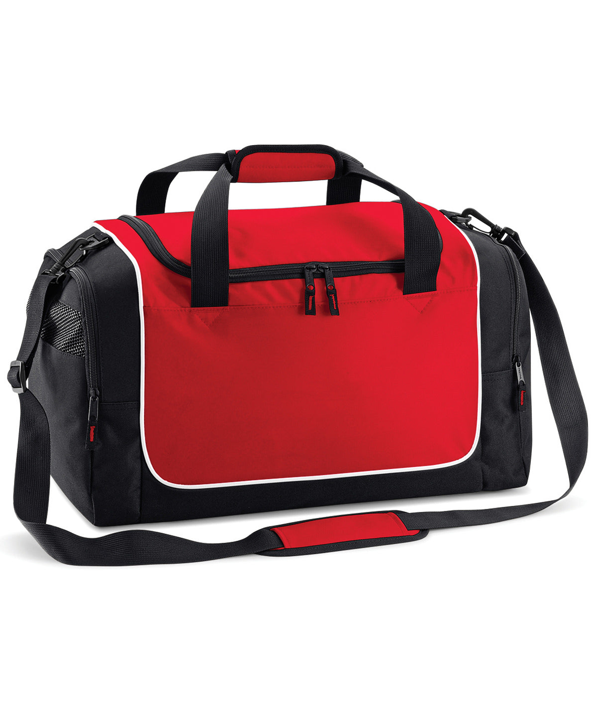 Classic Red/Black/White - Teamwear locker bag - GarmentEmbroidery