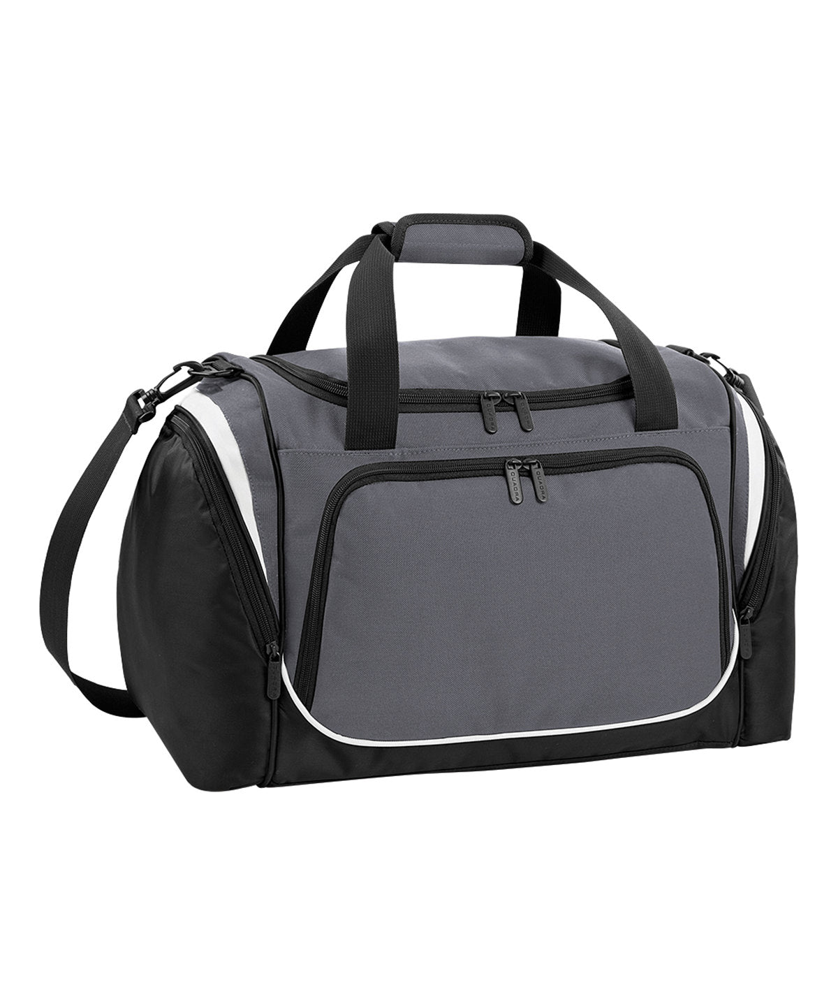 Graphite/Black/White - Pro team locker bag - GarmentEmbroidery