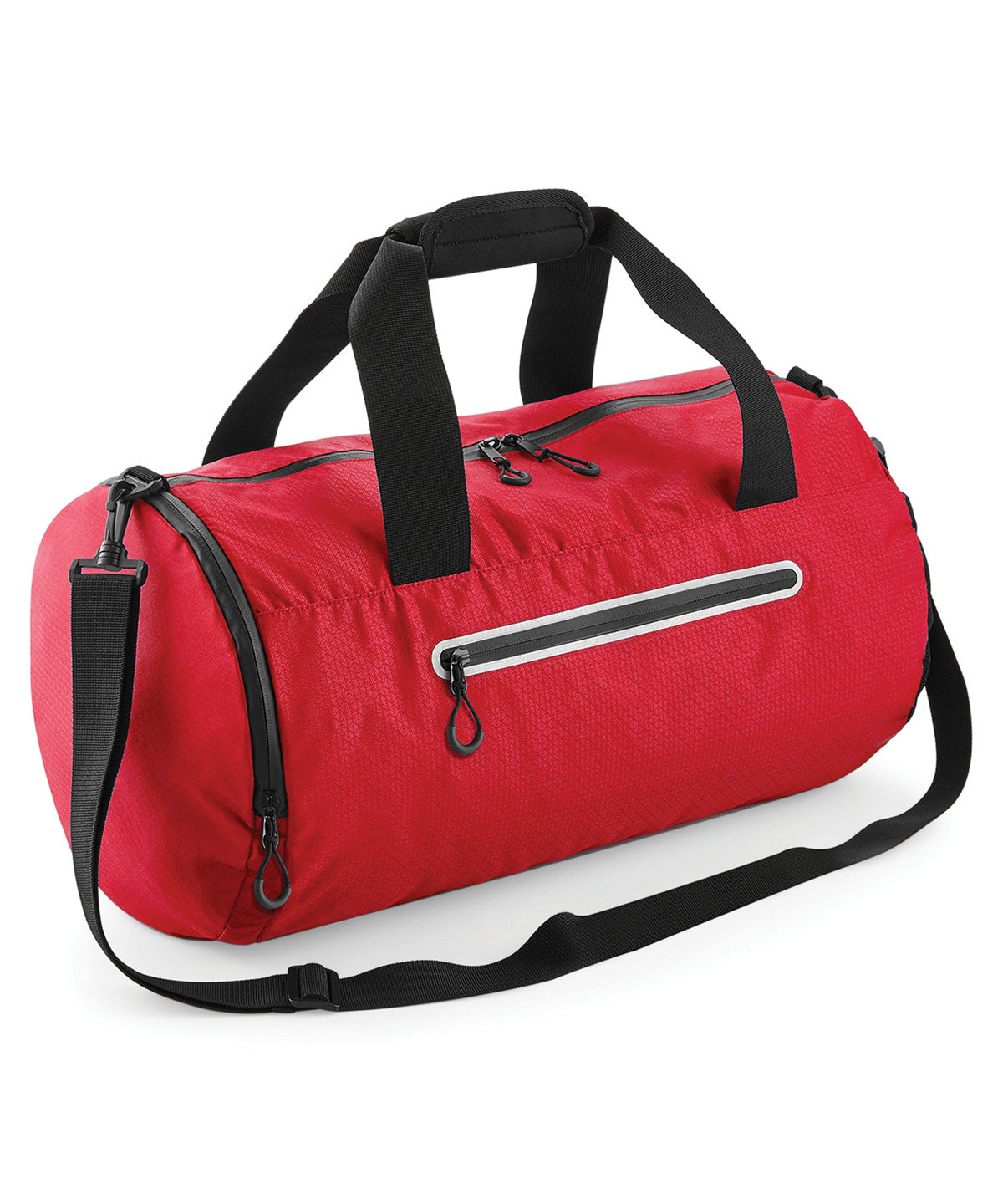 Flame Red - Ath-tech barrel bag - GarmentEmbroidery