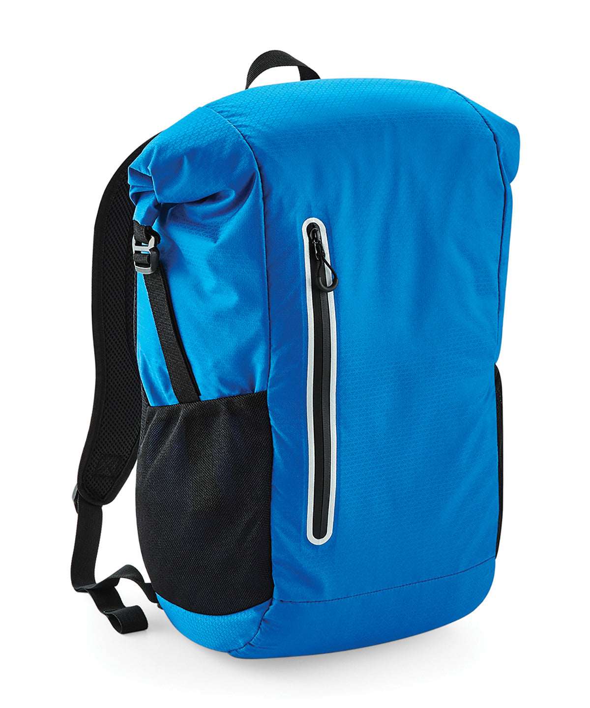 Shock Blue - Ath-tech roll-top backpack - GarmentEmbroidery