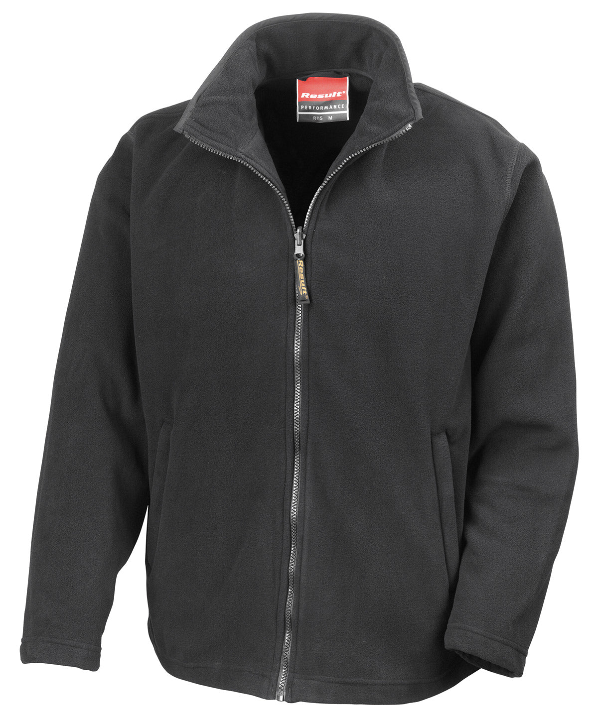 Black - Horizon high-grade microfleece jacket - GarmentEmbroidery