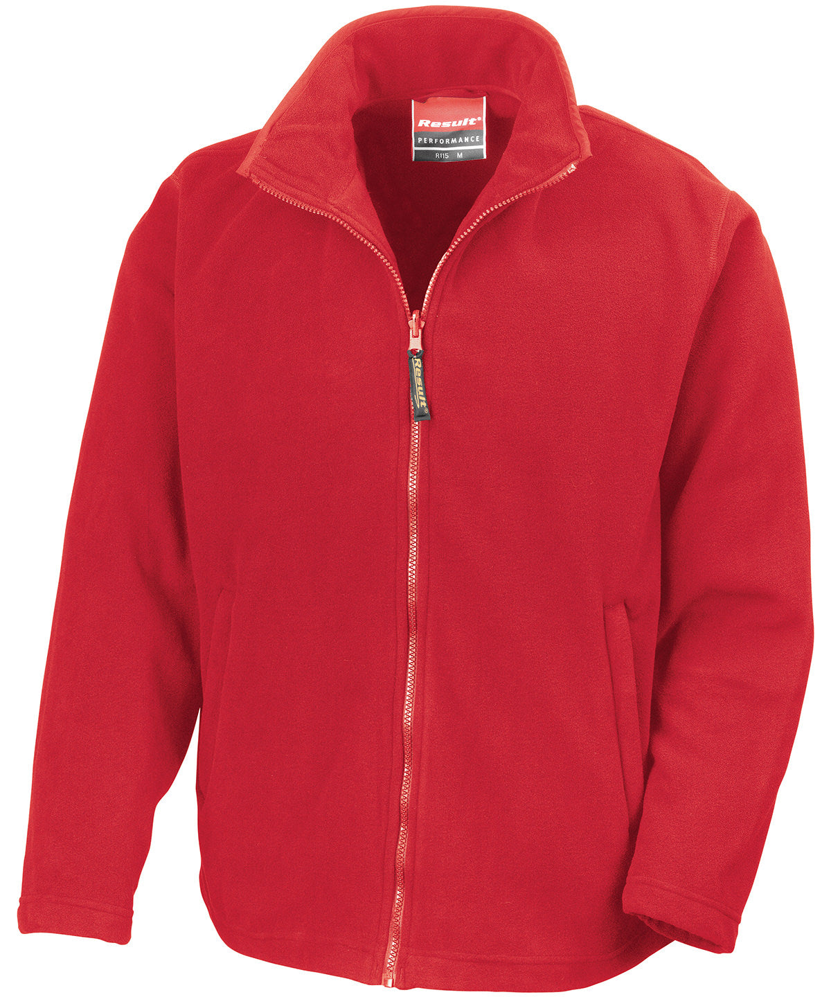 Cardinal Red - Horizon high-grade microfleece jacket - GarmentEmbroidery