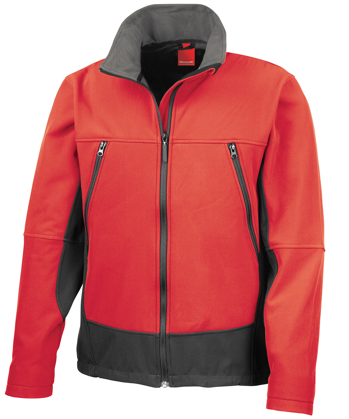 Red/Black - Softshell activity jacket - GarmentEmbroidery