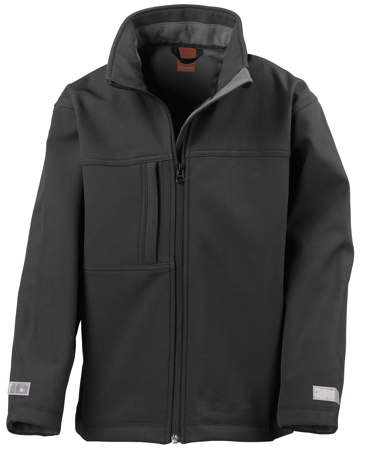 Black - Junior classic softshell 3-layer jacket - GarmentEmbroidery