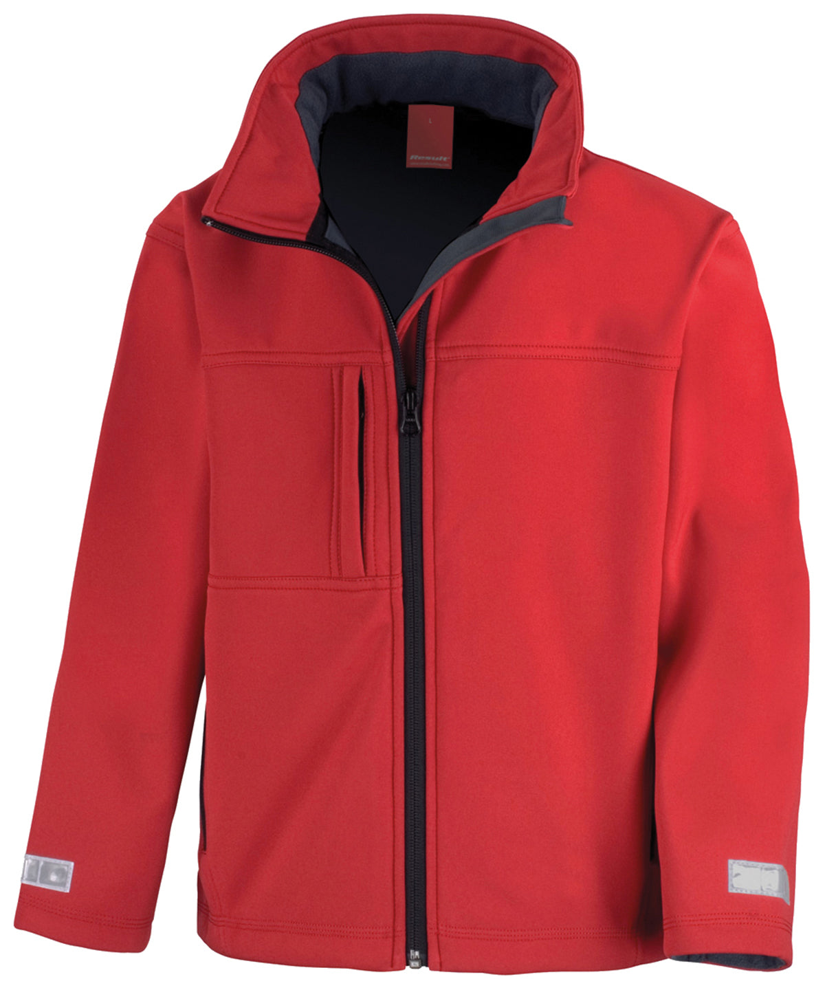 Red - Junior classic softshell 3-layer jacket - GarmentEmbroidery