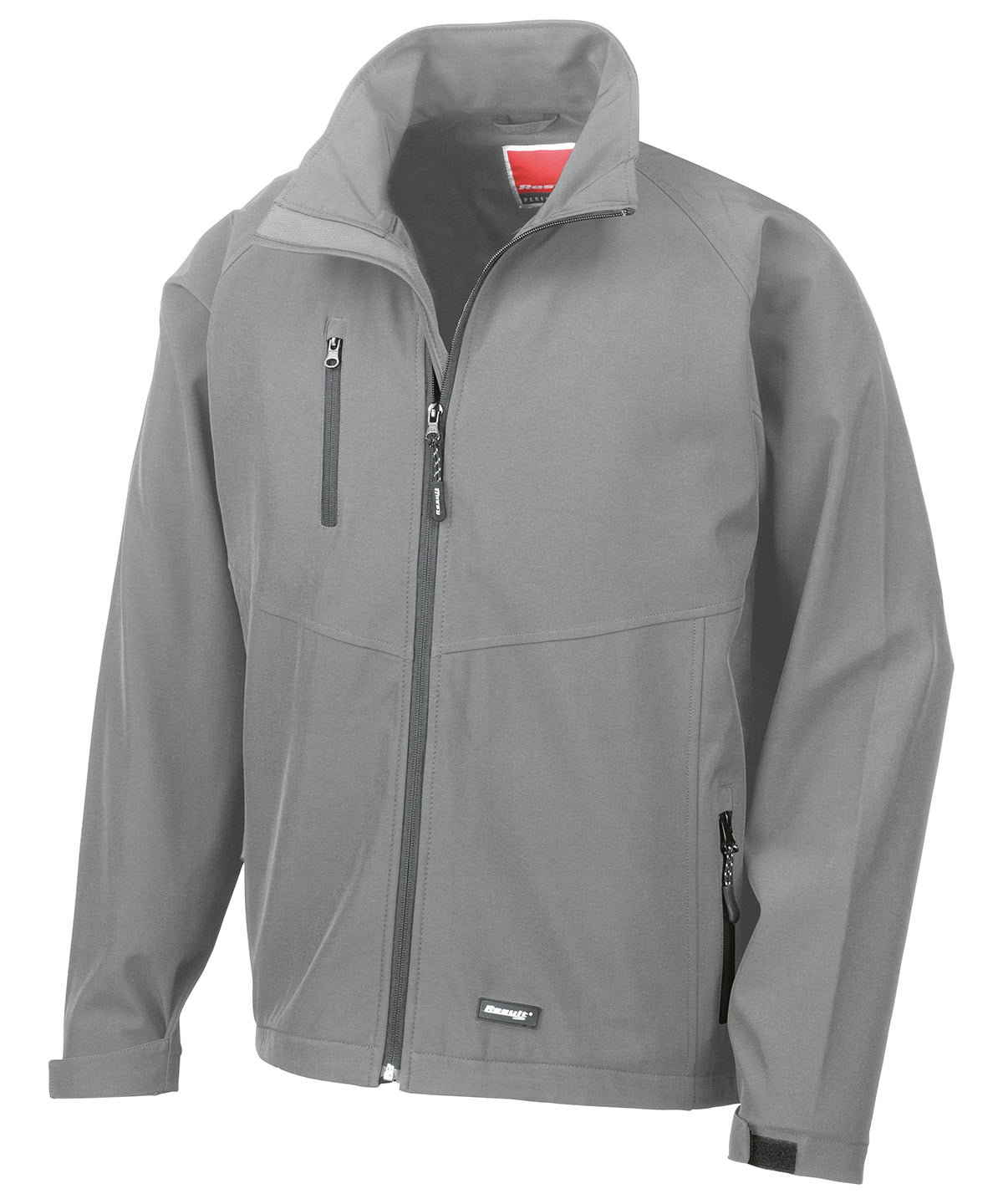 Silver Grey - Baselayer softshell jacket - GarmentEmbroidery