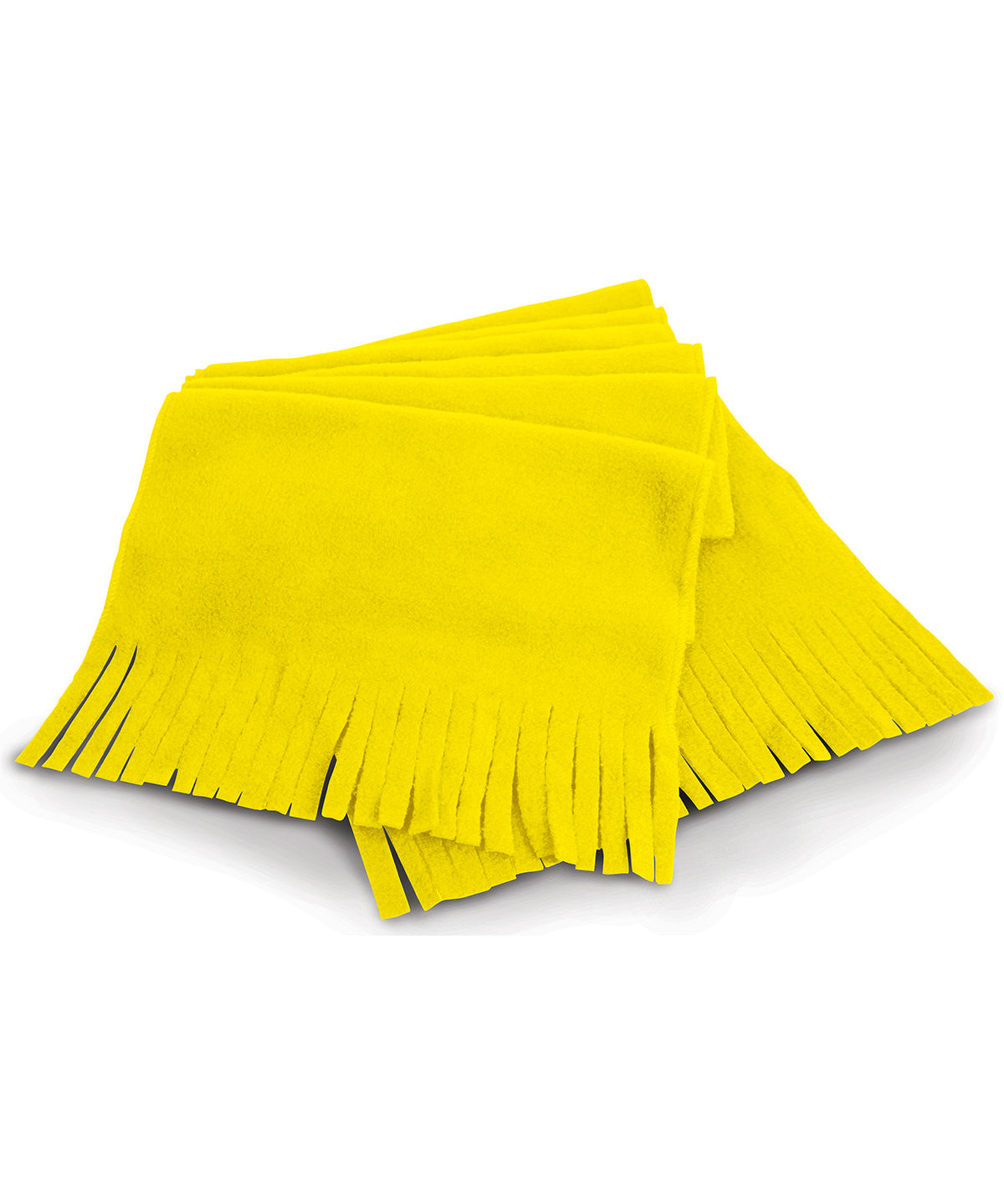 Yellow - Polartherm™ tassel scarf - GarmentEmbroidery