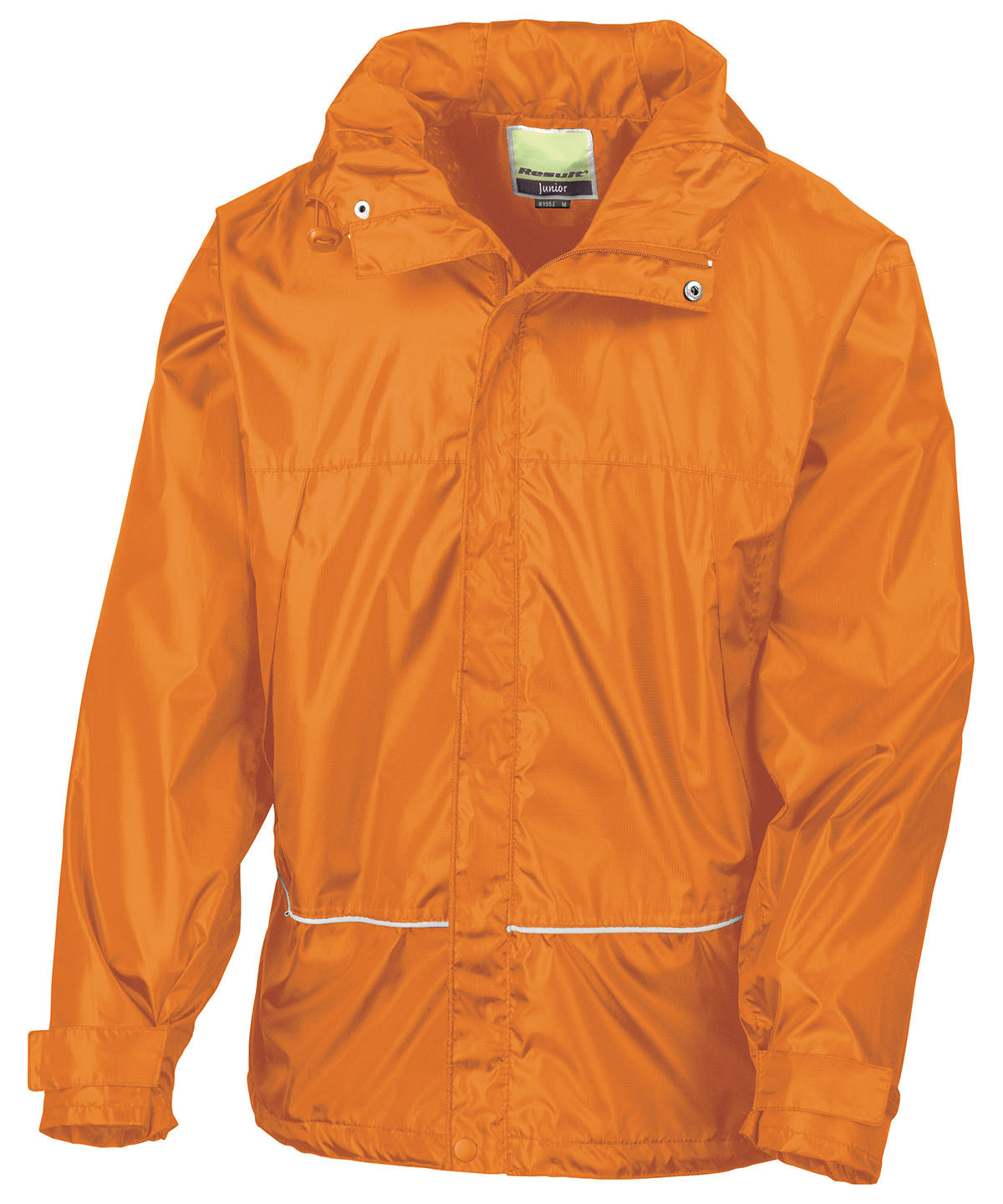 Orange - Junior/youth waterproof 2000 midweight jacket - GarmentEmbroidery