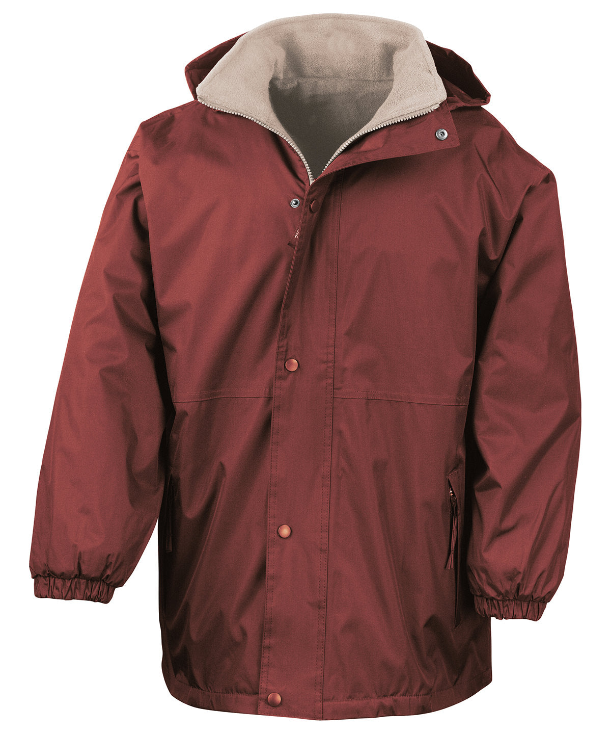 Burgundy/Camel - Reversible StormDri 4000 jacket - GarmentEmbroidery