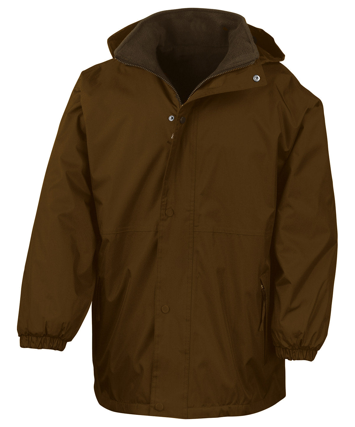 Brown/Brown - Junior/youth reversible StormDri 4000 jacket - GarmentEmbroidery