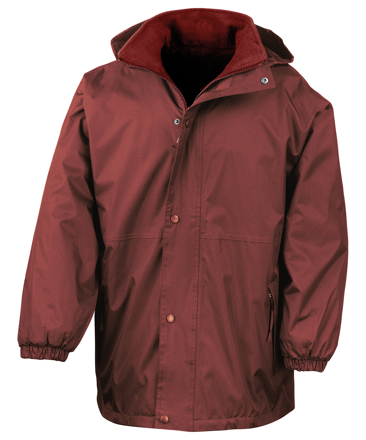 Burgundy/Burgundy - Junior/youth reversible StormDri 4000 jacket - GarmentEmbroidery