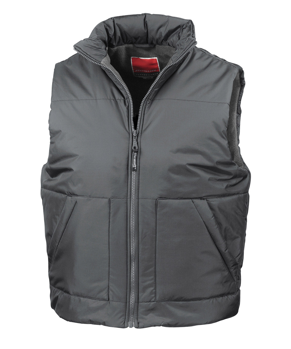 Dark Grey - Fleece-lined bodywarmer - GarmentEmbroidery