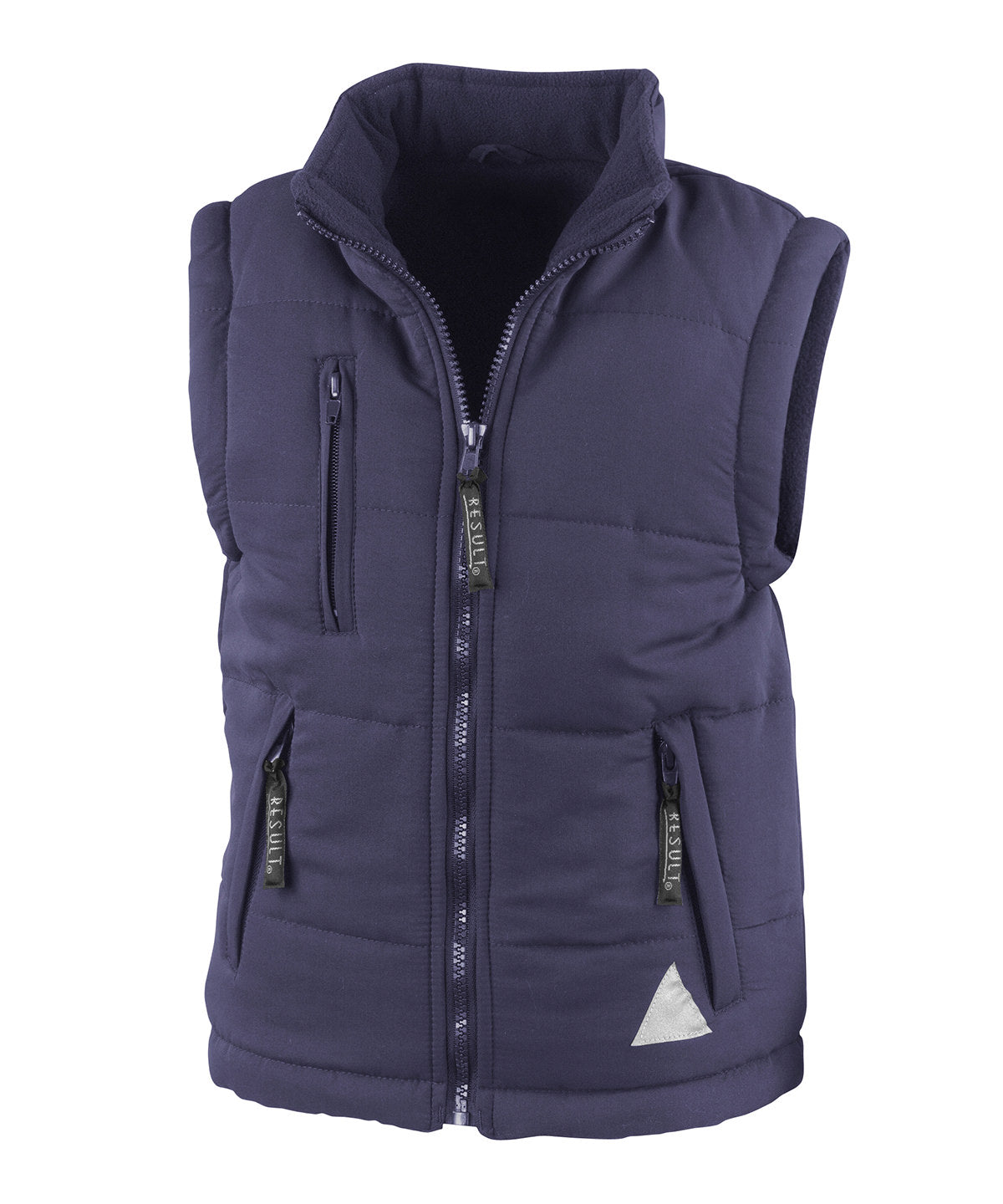 Navy - Junior ultra padded bodywarmer - GarmentEmbroidery