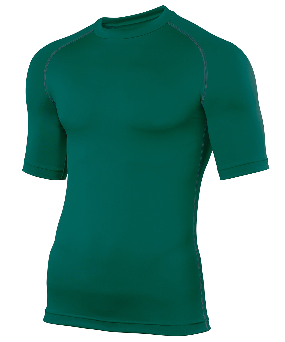 Bottle Green - Rhino baselayer short sleeve - GarmentEmbroidery