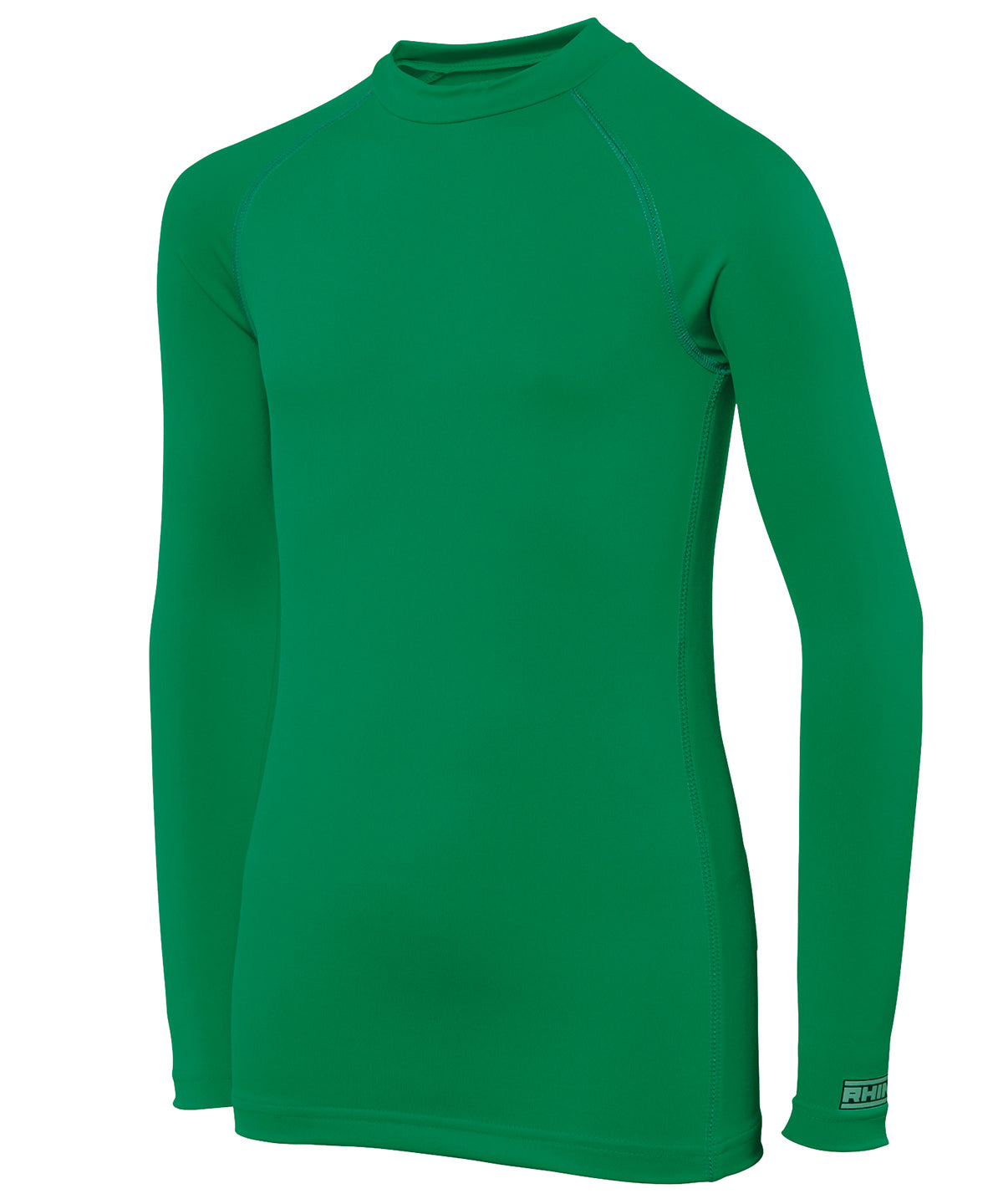 Green - Rhino baselayer long sleeve - juniors - GarmentEmbroidery