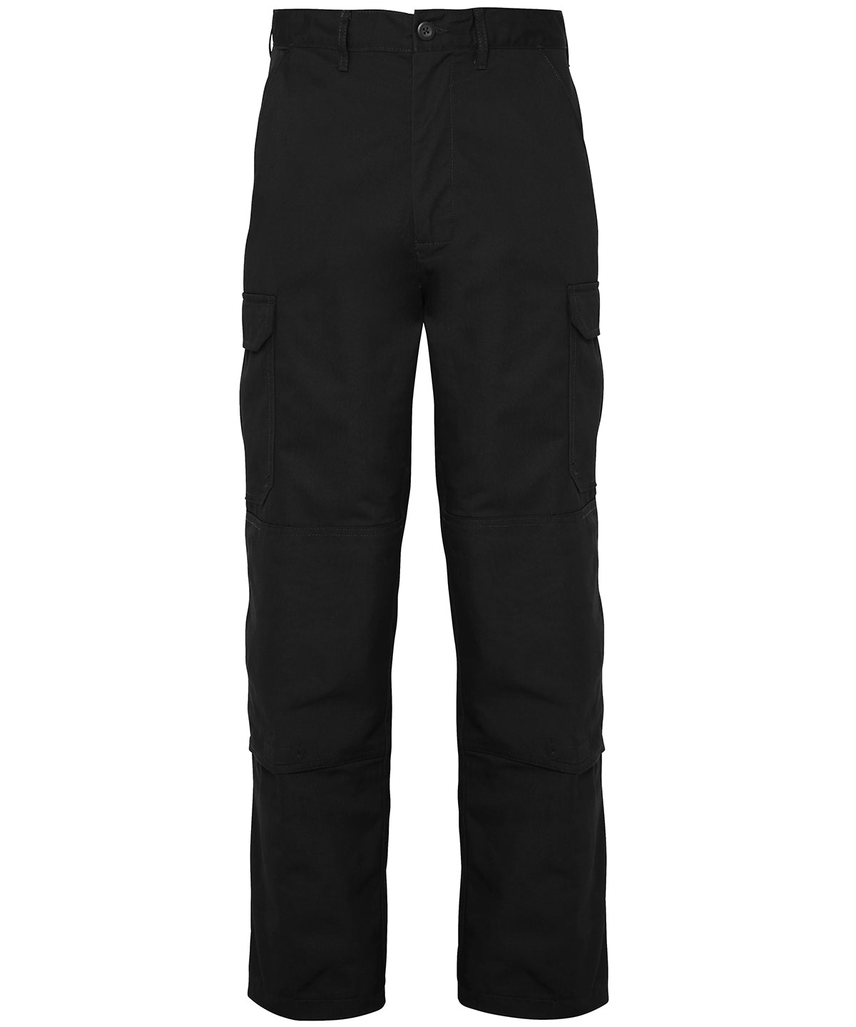 Black - Pro workwear cargo trousers - GarmentEmbroidery