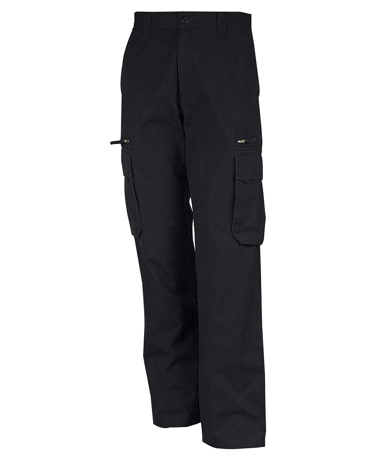 Black - Multi pocket trousers - GarmentEmbroidery