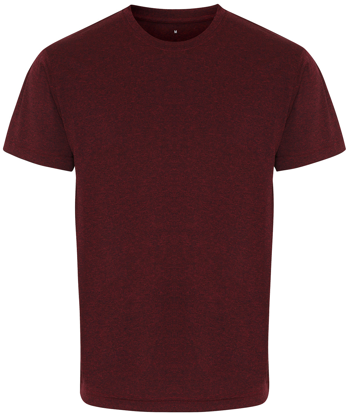 Burgundy/ Black Melange - TriDri® performance t-shirt - GarmentEmbroidery