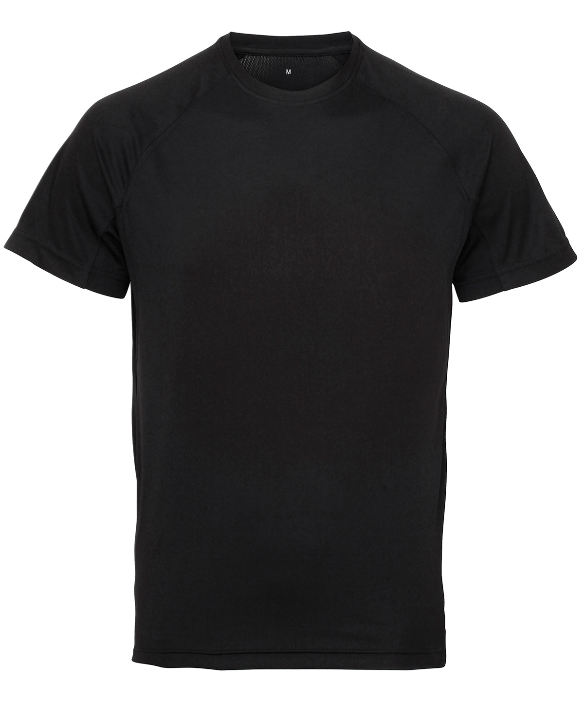 Black - TriDri® panelled tech tee - GarmentEmbroidery