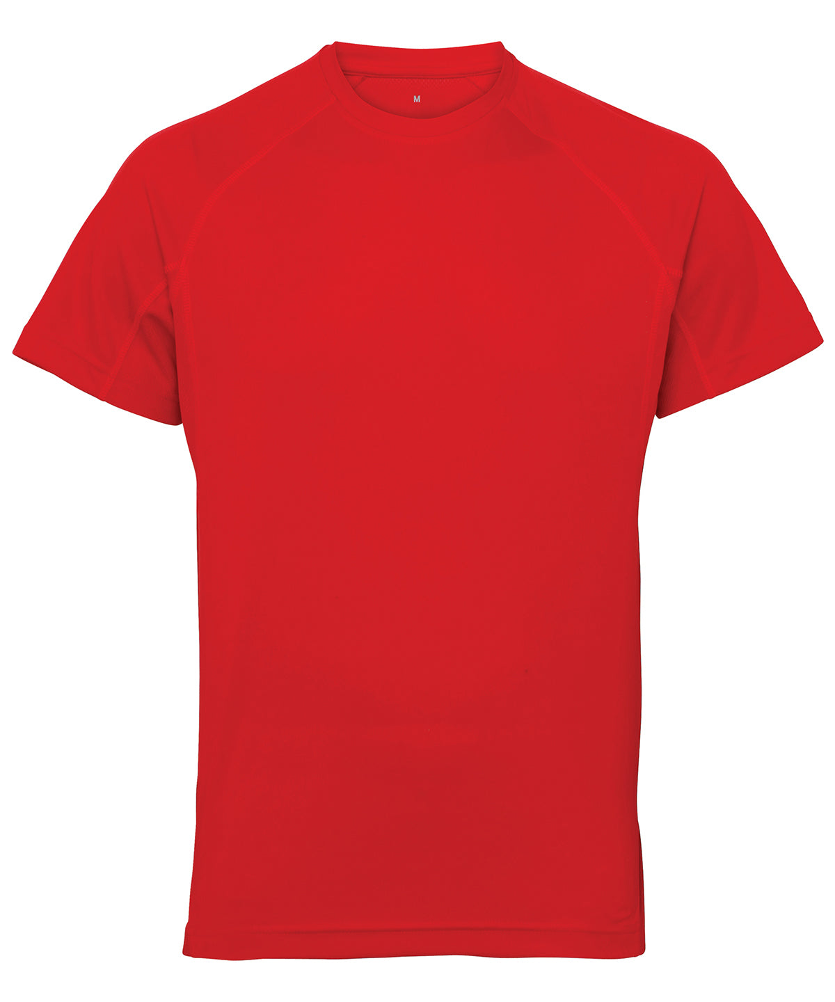 Fire Red - TriDri® panelled tech tee - GarmentEmbroidery