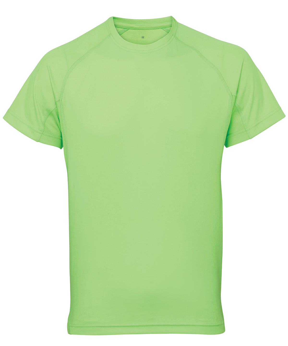 Lightning Green - TriDri® panelled tech tee - GarmentEmbroidery