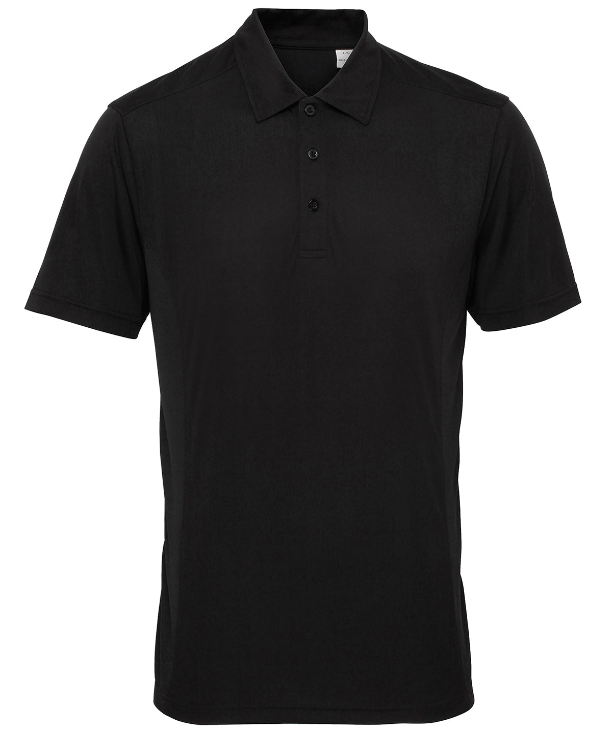 Black - TriDri® panelled polo - GarmentEmbroidery