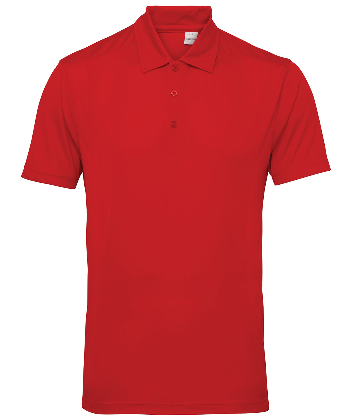 Fire Red - TriDri® panelled polo - GarmentEmbroidery