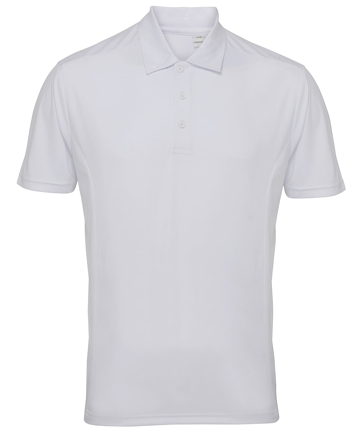 White - TriDri® panelled polo - GarmentEmbroidery