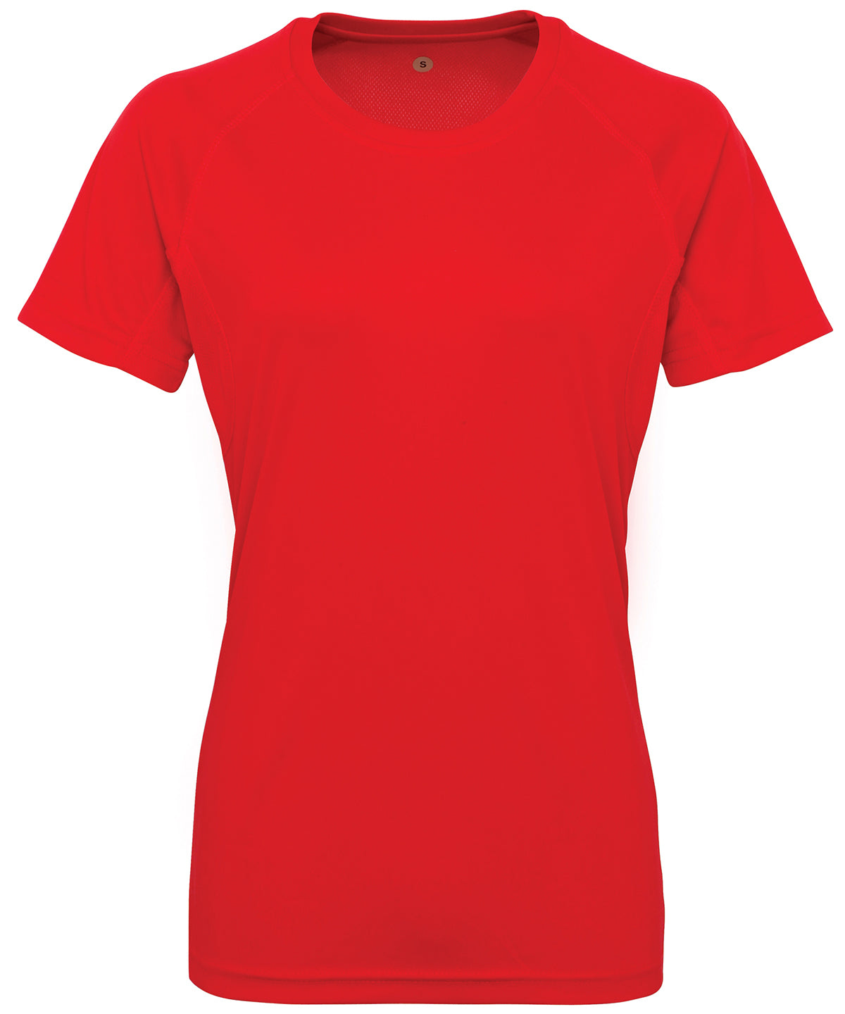 Fire Red - Women's TriDri® panelled tech tee - GarmentEmbroidery