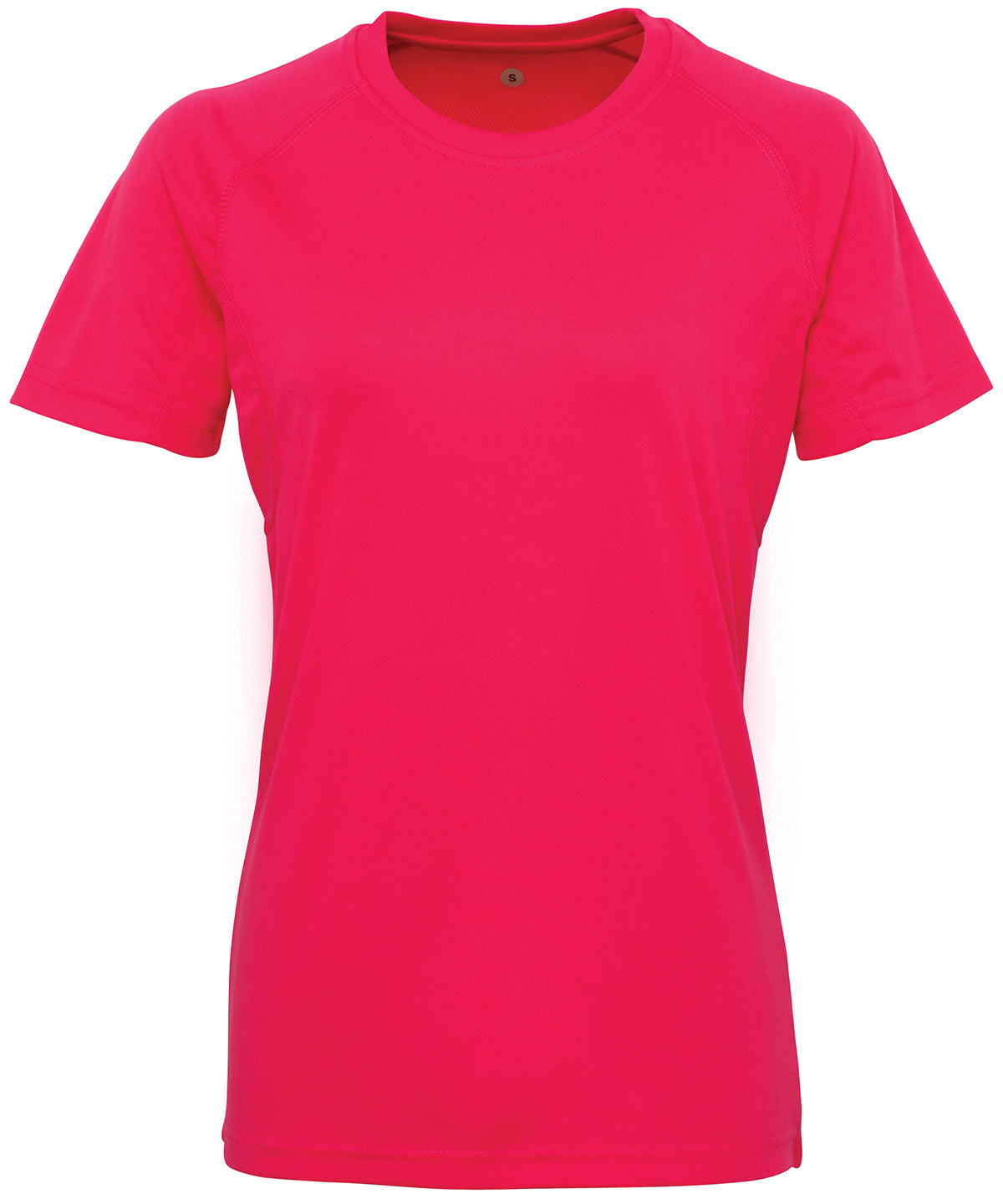 Hot Pink - Women's TriDri® panelled tech tee - GarmentEmbroidery