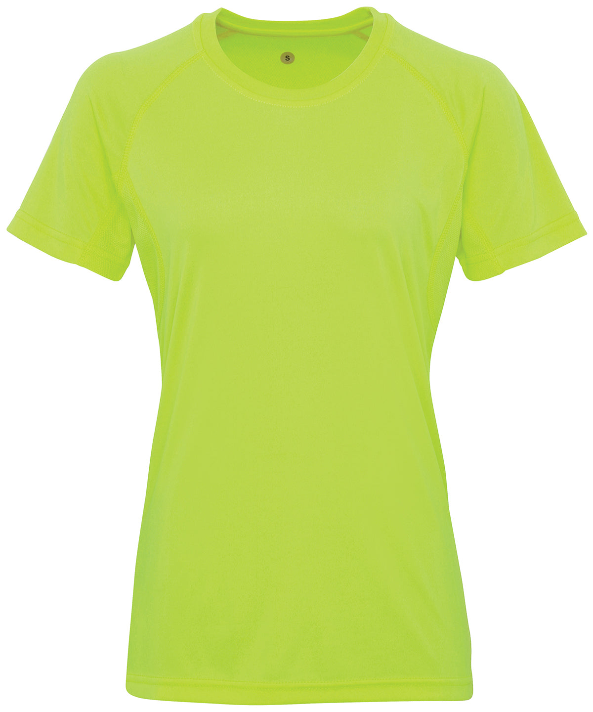 Lightning Green - Women's TriDri® panelled tech tee - GarmentEmbroidery